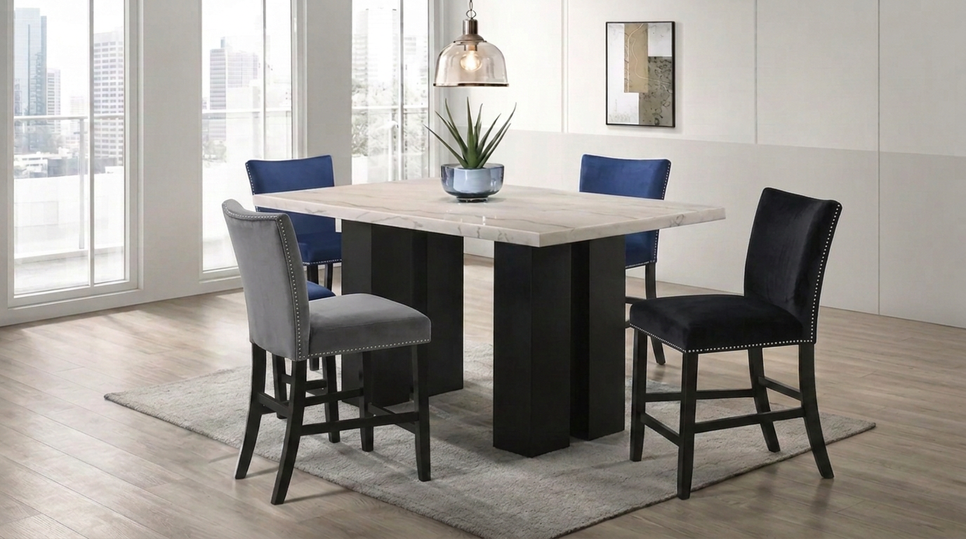 Modern marble New Era dining room